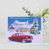  huis en auto kaart (Staand voorkant)