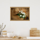 Huis en Bedrijfs Kunst Decor- Strohoed Serie Poster (Keuken)