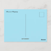 Huis en bloemen in Uruguay Briefkaart (Achterkant)