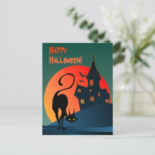 HUIS- EN KAT-INSTELLINGEN VAN SHARON SHARPE BRIEFKAART (Staand voorkant)