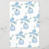 Huis en Pet Sitting Schattige Potten Plant Flyer (Achterkant)