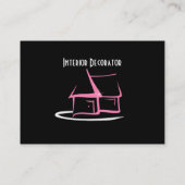 Huis en sleutel visitekaartje (Achterkant)