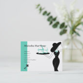 Huis en sleutel visitekaartje (Staand voorkant)