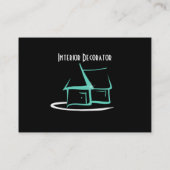 Huis en sleutel visitekaartje (Achterkant)