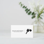 Huis en Sleutels Visitekaartje (Staand voorkant)