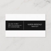 Huis en Sleutels Visitekaartje (Achterkant)