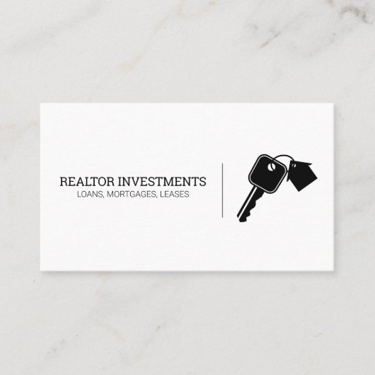 Huis en Sleutels Visitekaartje (Voorkant)