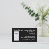 Huis- en thuishorlogeservice visitekaartje (Staand voorkant)