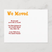 Huis en varken We verhuisd nieuwe adres Kaarten (Achterkant)