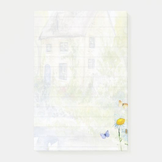Huis en vijver post-it® notes (Voorkant)