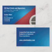 Huis en Visitekaartje thuis (Voorkant / Achterkant)