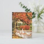 Huis - feestelijk briefkaart (Staand voorkant)