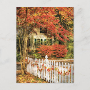 Huis - feestelijk briefkaart