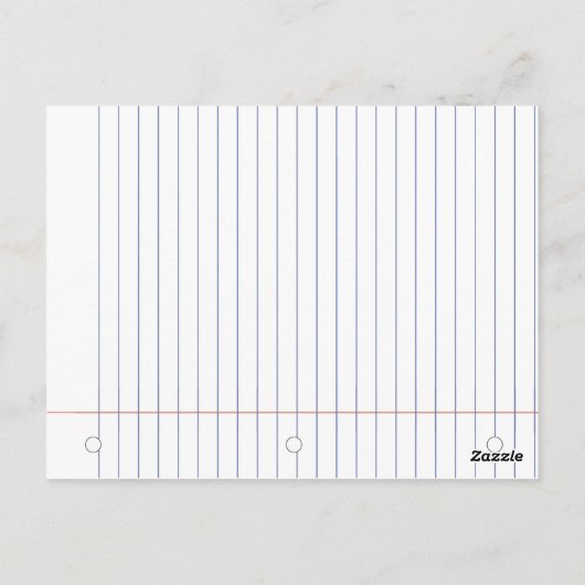 huis felicitaties notitieboek papier schetsen briefkaart (Achterkant)