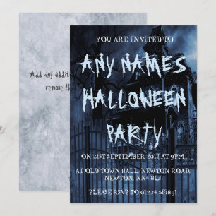 Huis Gepersonaliseerde Halloween Party Uitnodiging