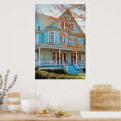 Huis - Geschilderde Dame Poster (Keuken)