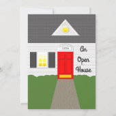 Huis Gevel Open Huis Uitnodiging (Achterkant)