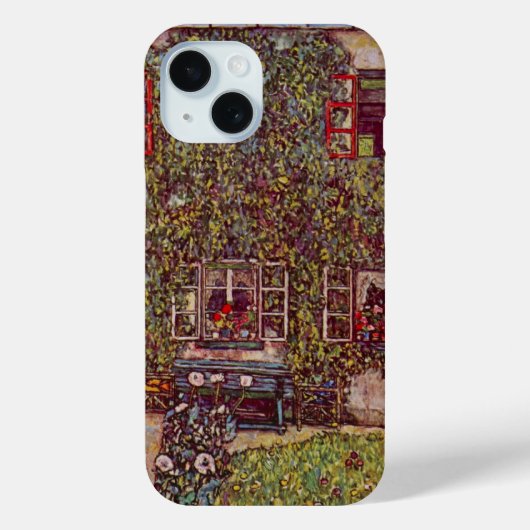 Huis Guardaboschi van Gustav Klimt,  kunst Case-Mate iPhone Case (Achterkant)