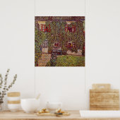 Huis Guardaboschi van Gustav Klimt,  kunst Poster (Keuken)