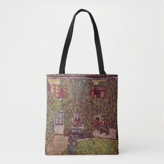 Huis Guardaboschi van Gustav Klimt,  kunst Tote Bag (Voorkant)
