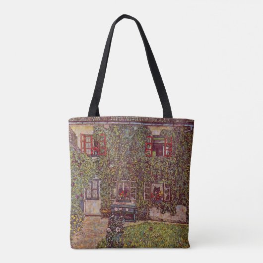 Huis Guardaboschi van Gustav Klimt,  kunst Tote Bag (Achterkant)