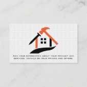 Huis Hamer Spijker Logo | Badkamer Tegels Visitekaartje (Achterkant)