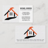 Huis Hamer Spijker Logo | Badkamer Tegels Visitekaartje (Voorkant / Achterkant)