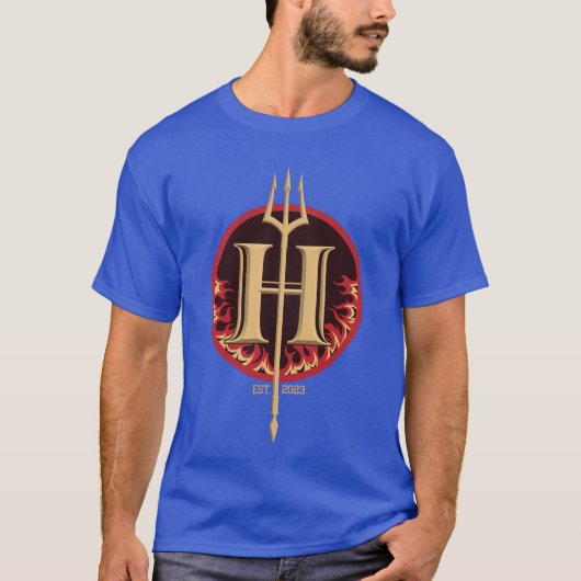 Huis Hellfire vrienden T-shirt (Voorkant)