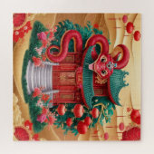 Huis Hout Slang  Legpuzzel (Horizontaal)