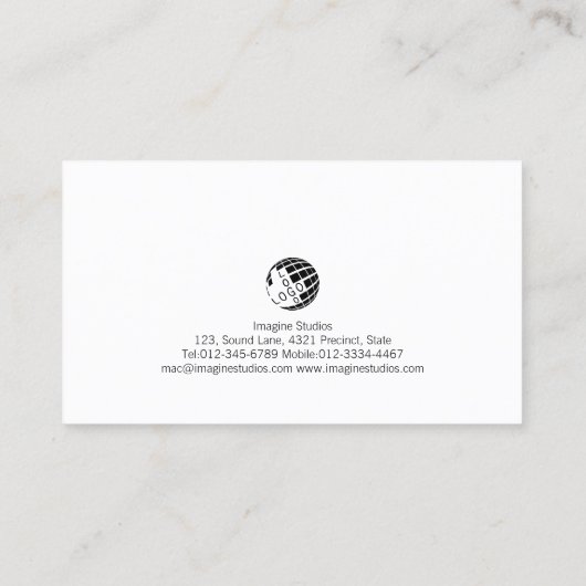 Huis Icon Vastgoed Vastgoed Visitekaartje (Achterkant)