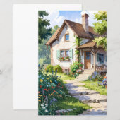 huis illustratiekaart (Voorkant / Achterkant)