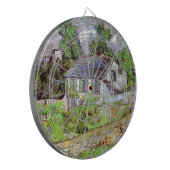 Huis in Auvers,Vincent van Gogh Dartbord (Voorkant Links)