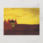 huis in de bomen briefkaart (Voorkant)