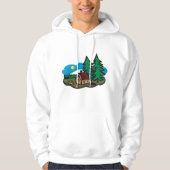 Huis in de Bossen Hoodie (Voorkant)