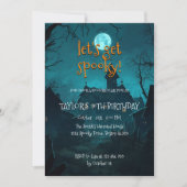 Huis in de Bossen Kinder Halloween verjaardagsfees Kaart (Voorkant)