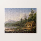 Huis in de Bossen van Thomas Cole Puzzle Legpuzzel (Horizontaal)