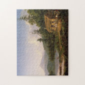 Huis in de Bossen van Thomas Cole Puzzle Legpuzzel (Verticaal)