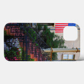 Huis in de historische wijk in de lente Case-Mate iPhone case (Achterkant (horizontaal))