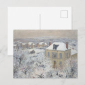 Huis in de winter | Gustave Louseau | Christmas Feestdagenkaart (Voorkant / Achterkant)