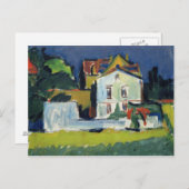 Huis in een landschap briefkaart (Voorkant / Achterkant)