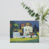 Huis in een landschap briefkaart (Staand voorkant)