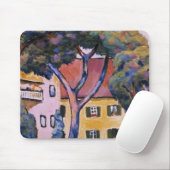 Huis in een landschap muismat (Met muis)
