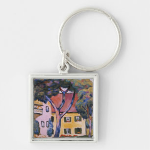 Huis in een Landschap Sleutelhanger