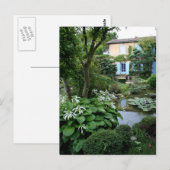 Huis in een prachtige tuin Briefkaart 1 (Voorkant / Achterkant)