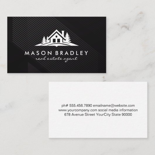 Huis in het Bos Visitekaartje (Voorkant / Achterkant)