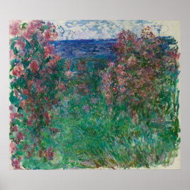 Huis in het Roos, Monet Poster