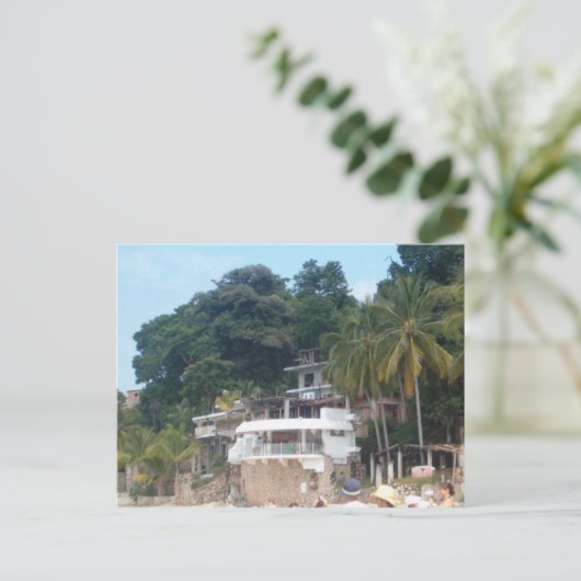 huis in Mexico Briefkaart (Staand voorkant)