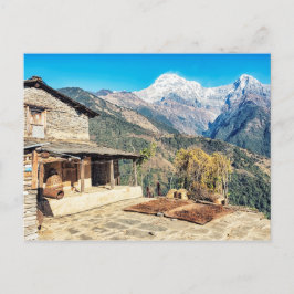 Huis in Nepal Briefkaart