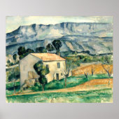 Huis in Provence Paul Cezanne Poster (Voorkant)