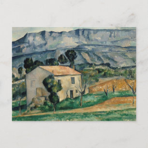 Huis in Provence van Paul Cezanne Ansichtkaart Briefkaart